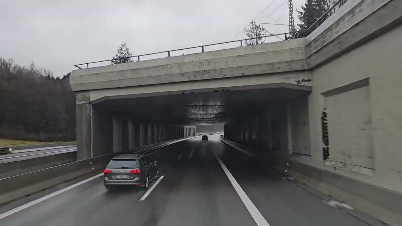 575 4K POV Real Driving Germany A96 pt2