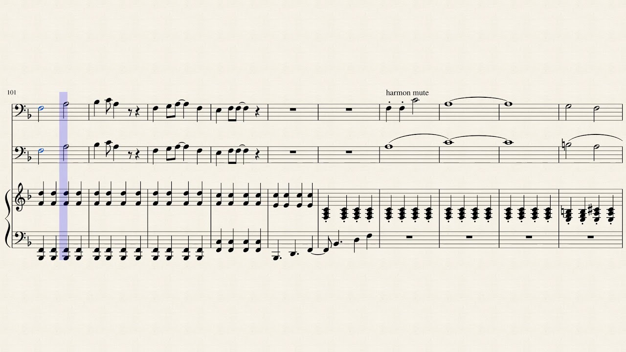 Mr. Blue Sky Trombone Duet