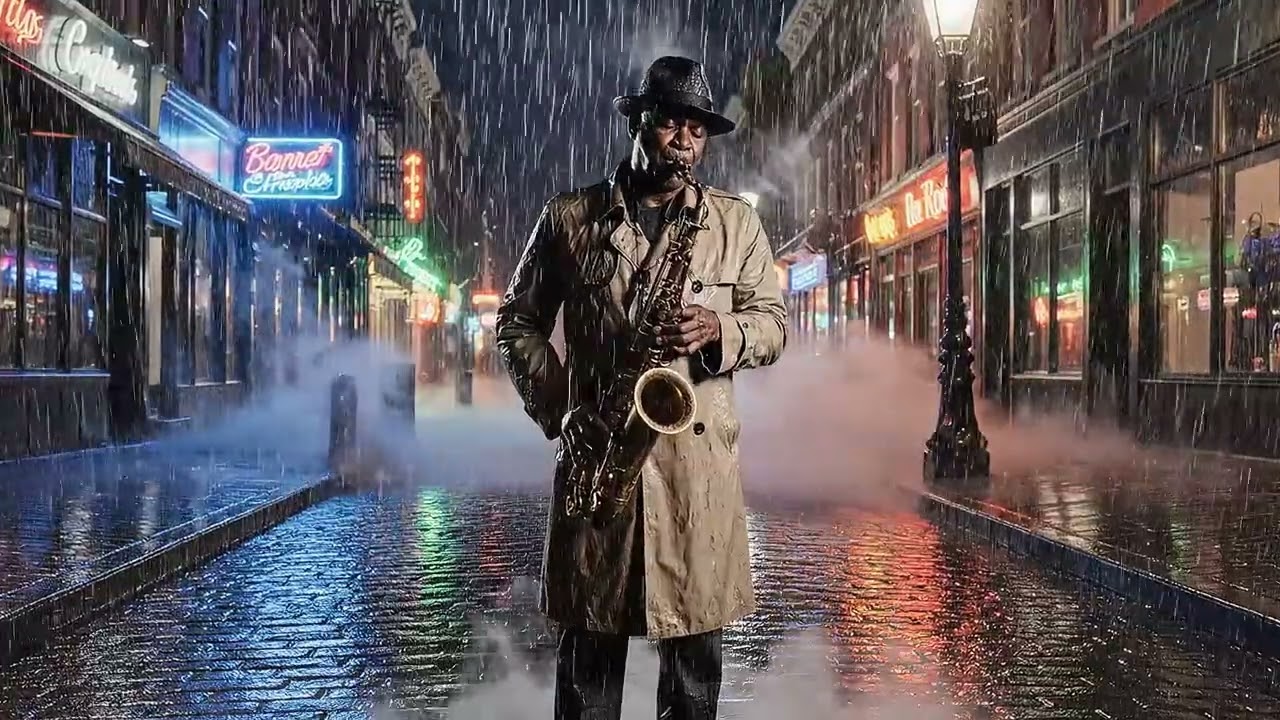 Jazz Noir – Dark Smooth Jazz for Rainy Nights & Silent Rooms | Soft Melodies