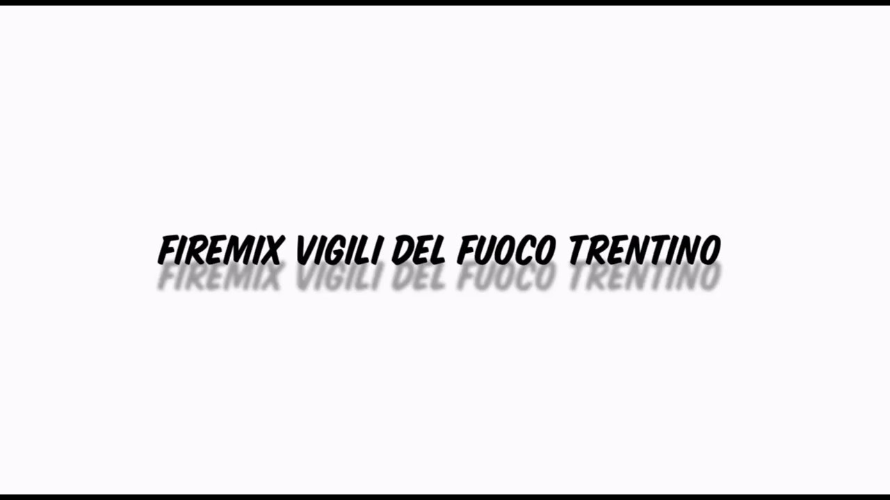 [RARE] Firemix vigili del fuoco Trentino