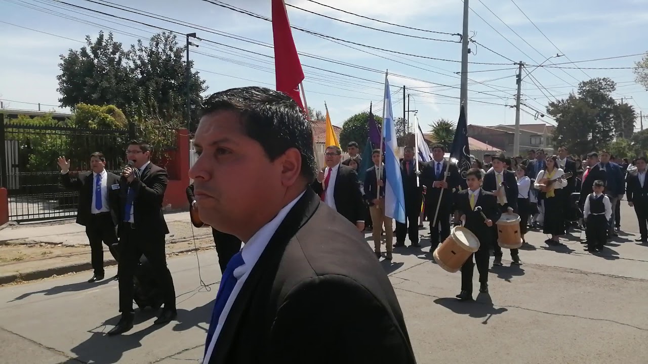 ANIVERSARIO N°1 - PRESENCIA DE DIOS - LLEGADA AL TEMPLO (DESFILE A LA CALLE) PARTE 1