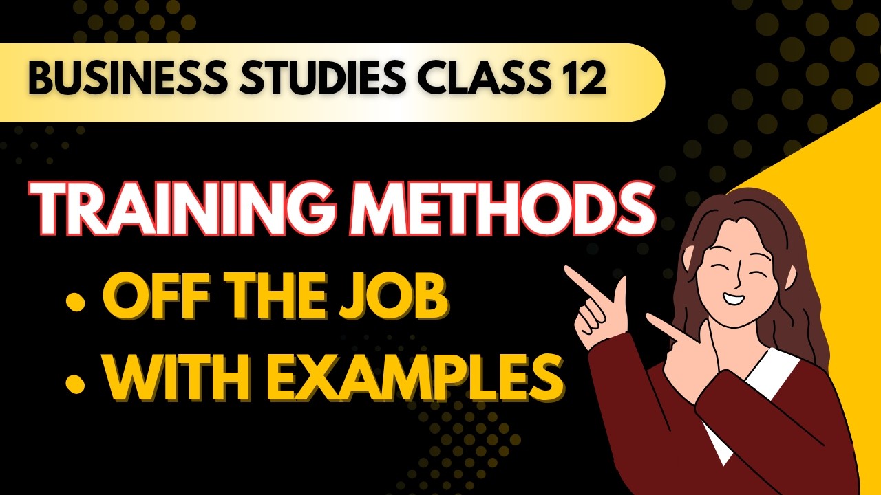 Off the Job Training Methods | Class 12 Business Studies | Types | Examples Explained