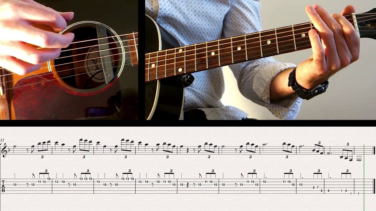 CHARRIOTS OF FIRE/VANGELIS/GUITAR MOVIE THEME #1(full lesson) Easy/Medium