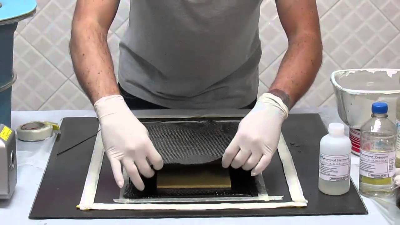 ✅   Fibra de Carbono Passo a Passo - Laminação Sandwich  e Resina Epoxi