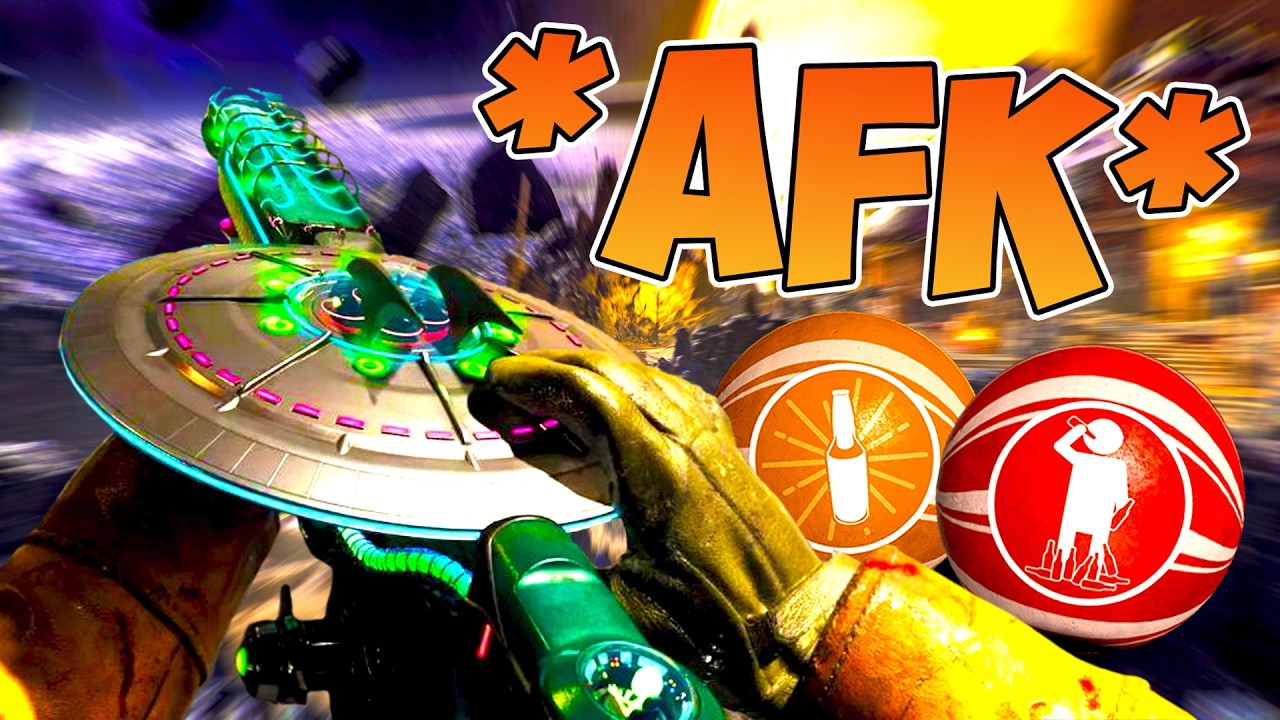 the *BEST* SOLO AFK UNLIMITED GOBBLEGUM and XP METHOD in BLACK OPS 7 ZOMBIES!!!
