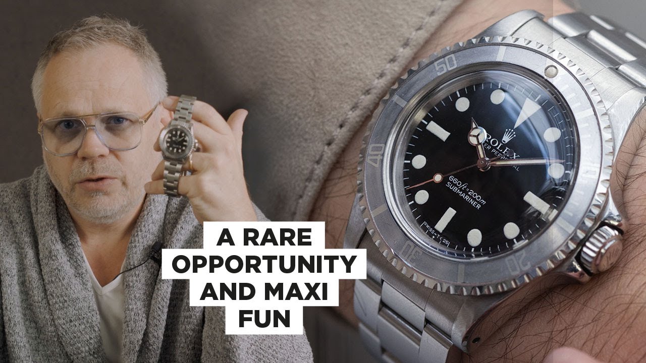 A great Rolex 5513 Maxi Mk1 Maxi Ghost Bezel Submariner - our signature look