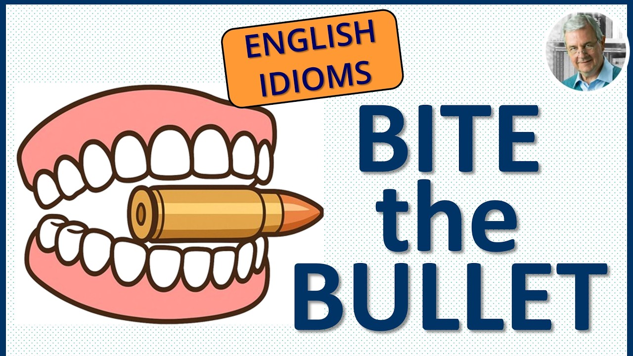 BITE THE BULLET — значение идиомы (3 примера с иллюстрациями)