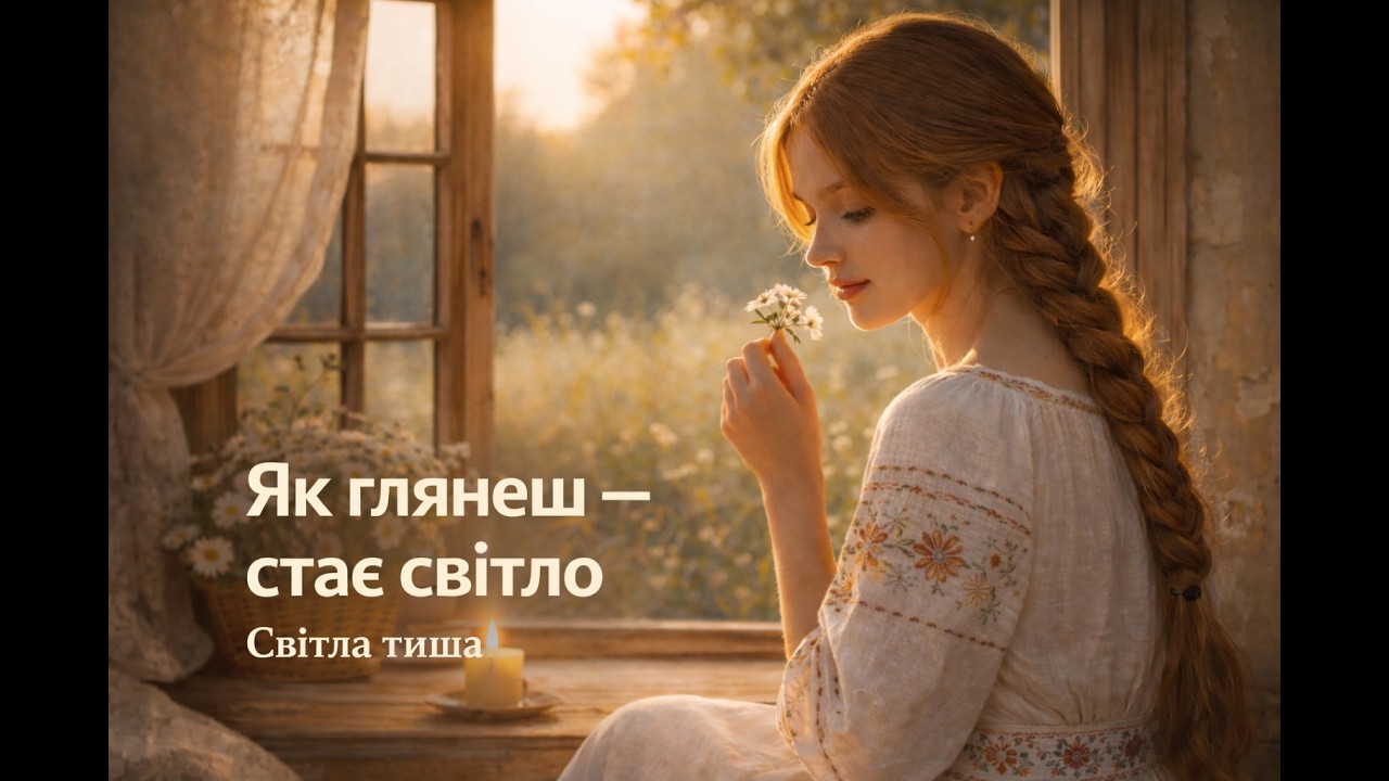 Край віконця в ясний час — нова українська пісня | Світла тиша