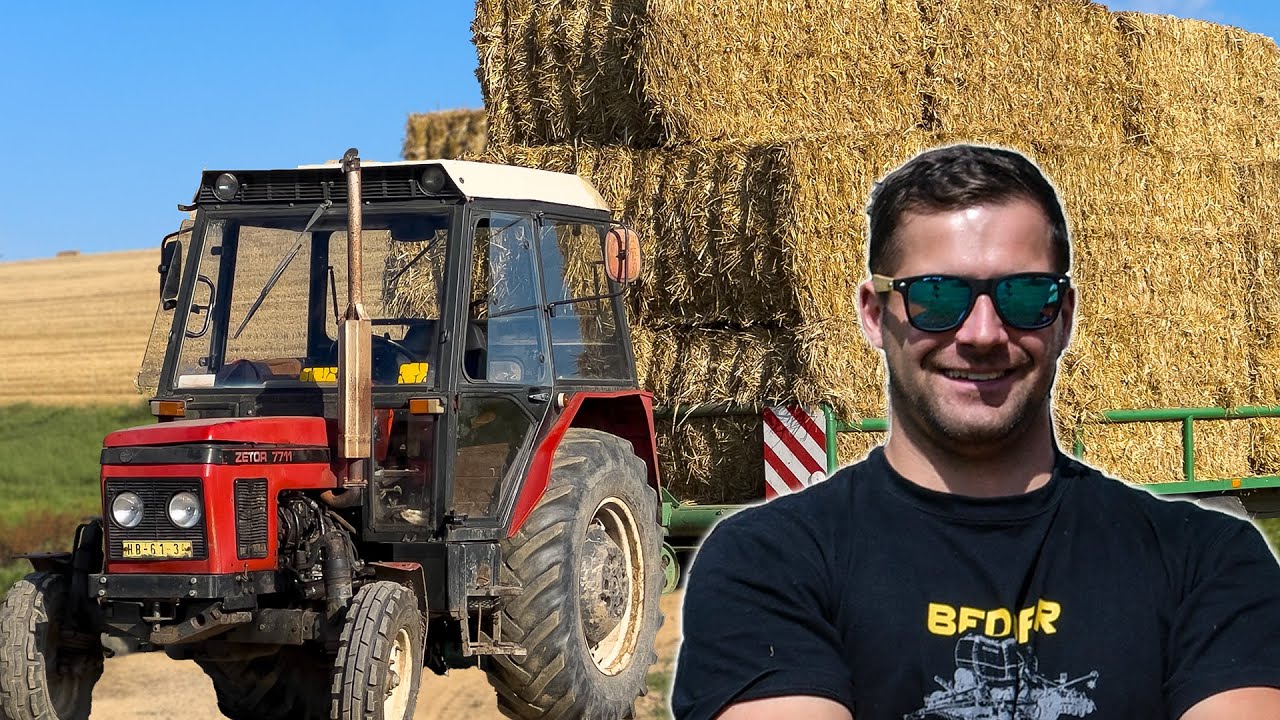 FARMVlog #131 - Konečně odvážíme Hranaté balíky s Zetor 7711!!