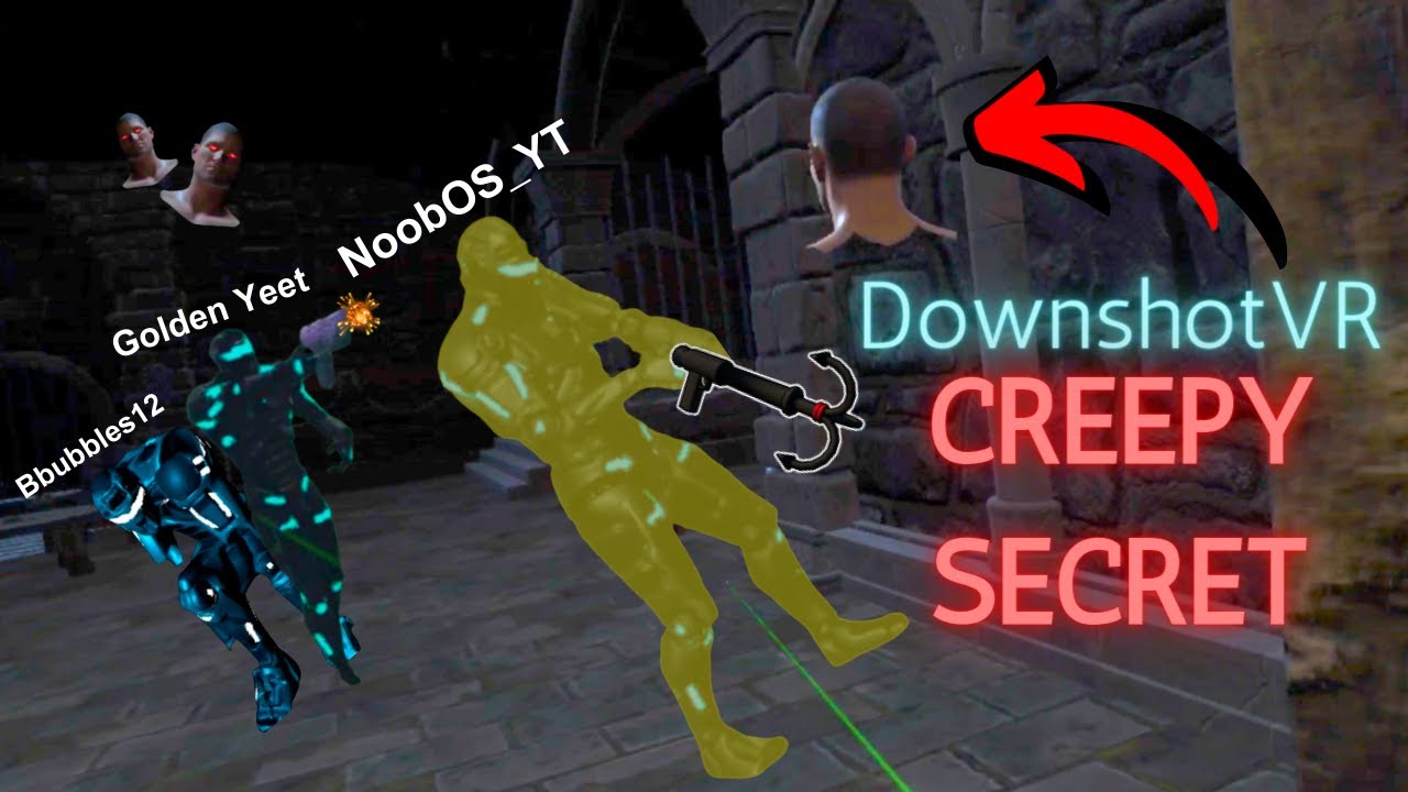 This oculus game has a CREEPY secret... (Downshot VR)