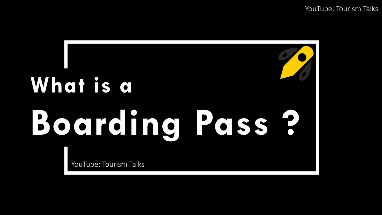 Boarding Pass | UGC Net Tourism | UGC NET Tourism Administration and Management | Tourism Talks