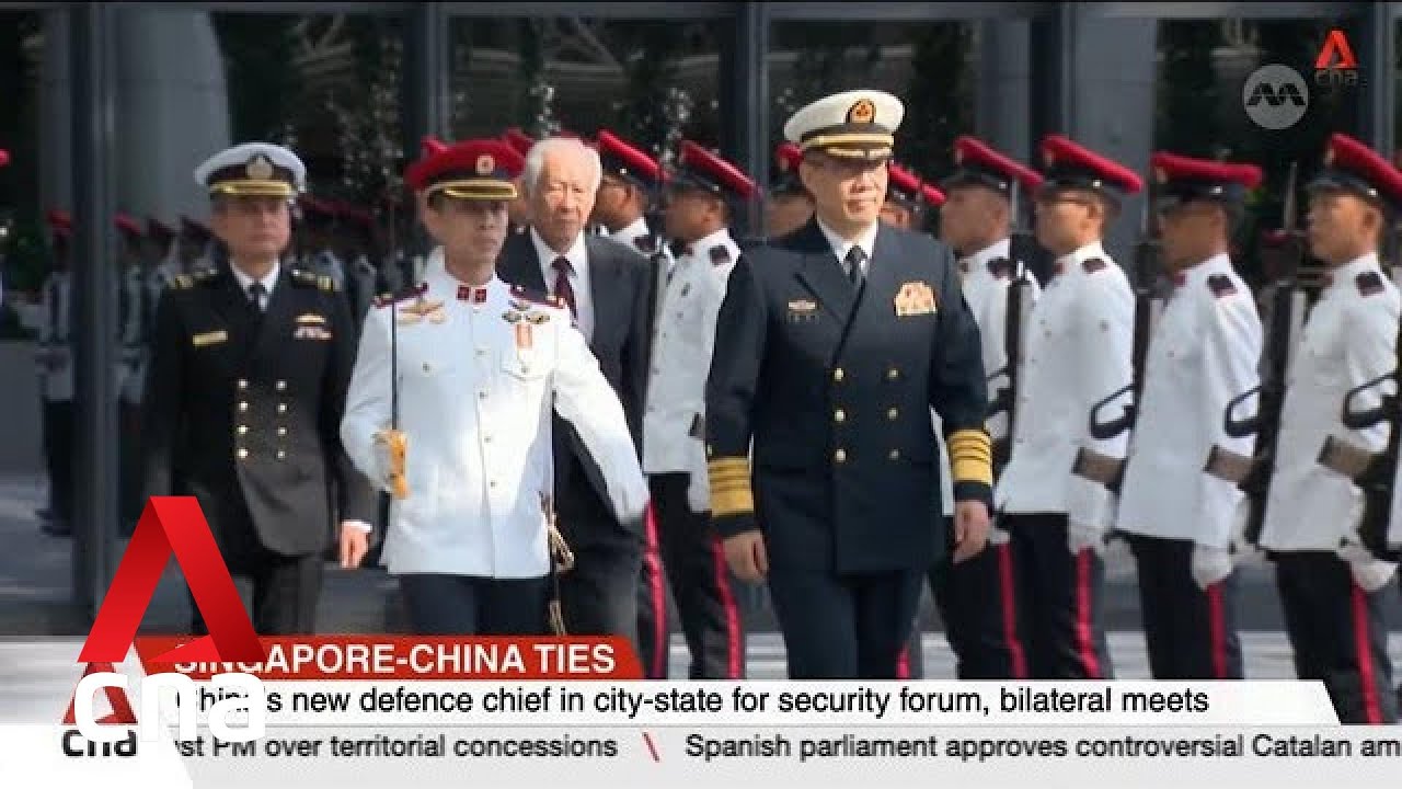 China's new defence chief in Singapore for security forum, bilateral meetings