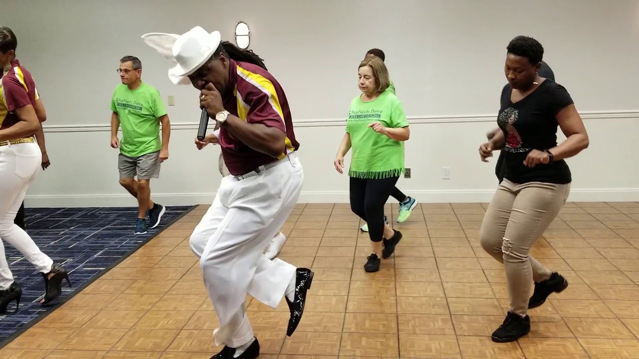 ТАНЕЦ KOLD STEPPING LINE ☆ (ОБУЧАЮЩЕЕ ВИДЕО) На семинаре Smooth Groove Heritage.