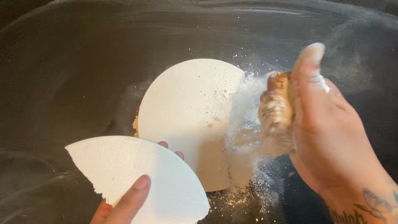 Sand and Gymchalk mix