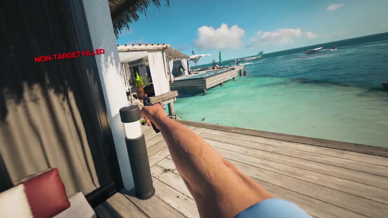 Playing hitman vr