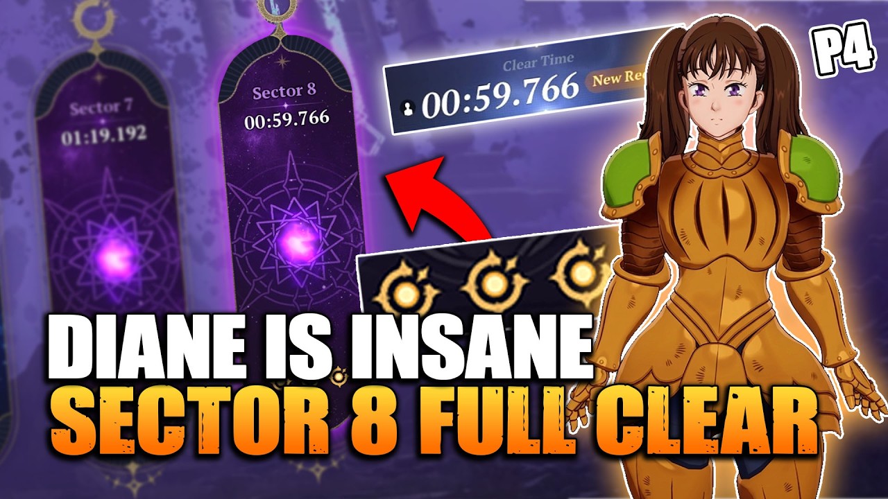 This P4 Diane Goes Crazy on Sector 8 | 59.766s | The Seven Deadly Sins: Origin