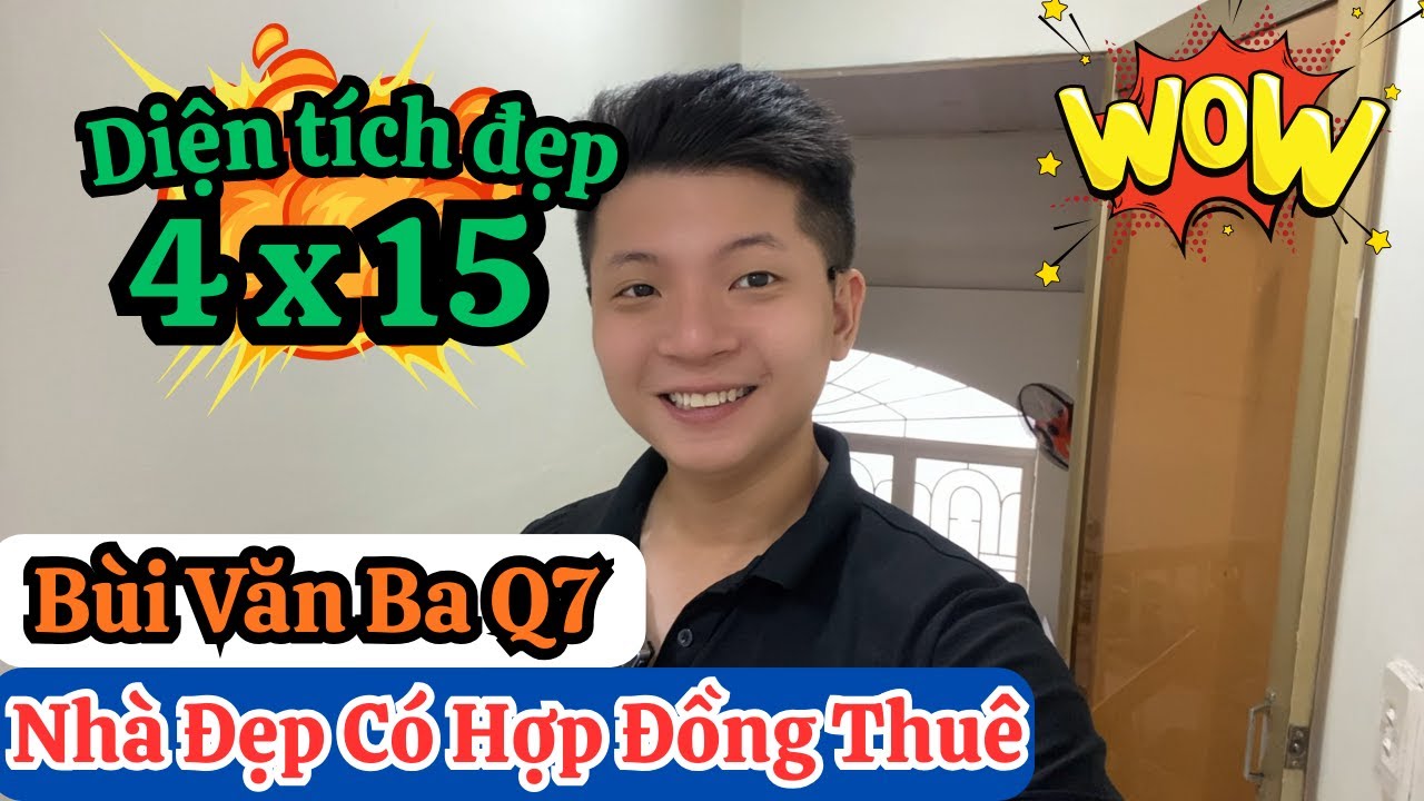 Quận 7 | Bán Nhà 3 Tầng Rộng Rãi Đường Bùi Văn Ba | Vị Trí Đẹp Có Hợp Đồng Thuê Cao