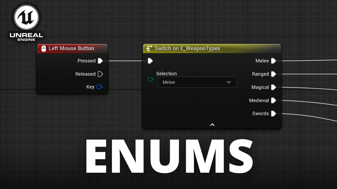Как использовать перечисления (Enumerations) в Unreal Engine 5