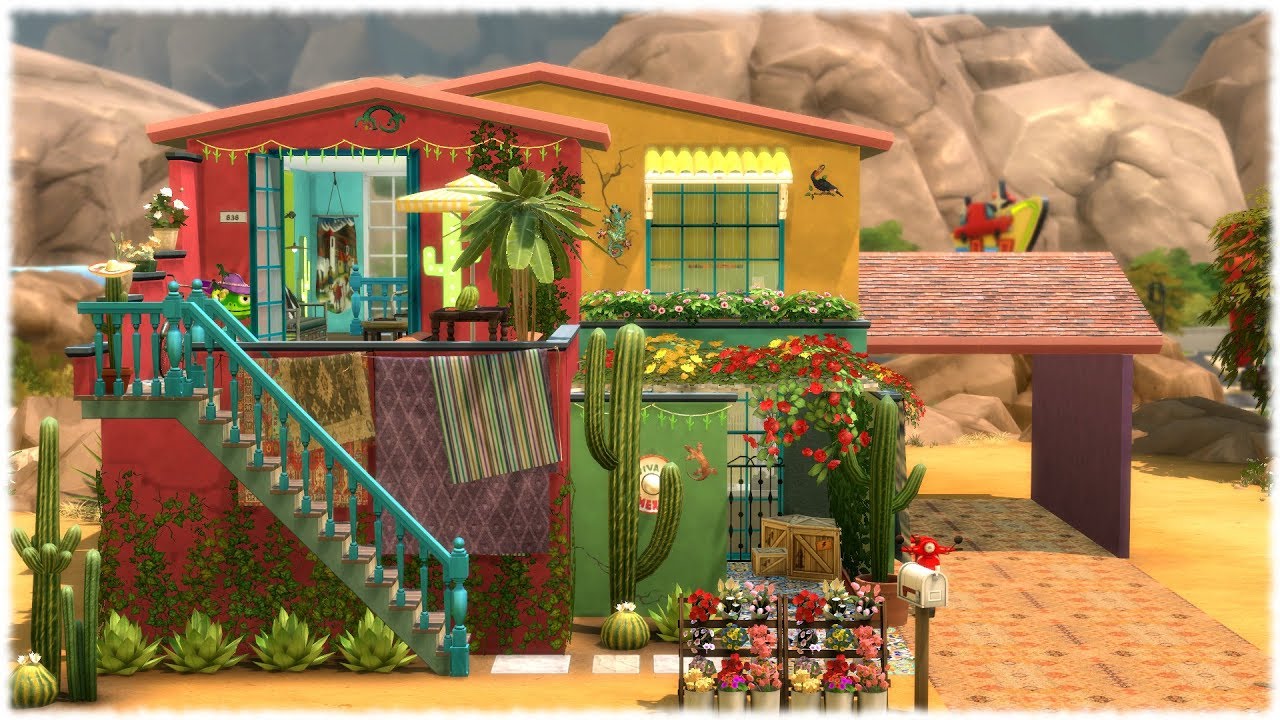 The Sims 4: Speed Build // CENTRAL AMERICAN HOME