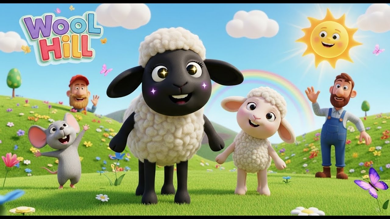 Baa Baa Black Sheep 🐑✨ | Sharing Is Caring 🌈 | Long 3D Cartoon Story for Kids 👶📺