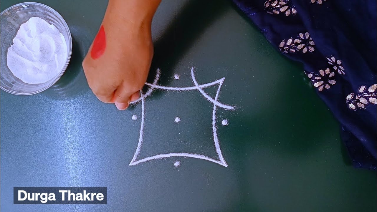 7 दिवसांच्या 7 छोट्या ठिपक्यांच्या रांगोळ्या सोप्या | 7days 7 small Rangoli kolams easy best latest
