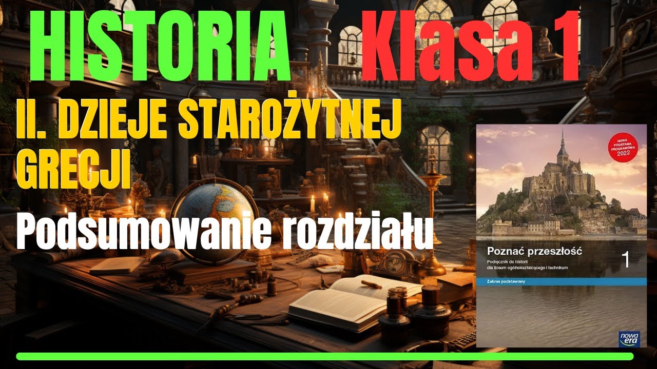 HISTORIA Klasa 1.Poznać przeszłość II. Dzieje Starożytnej Grecji; Podsumowanie rozdziału #historia