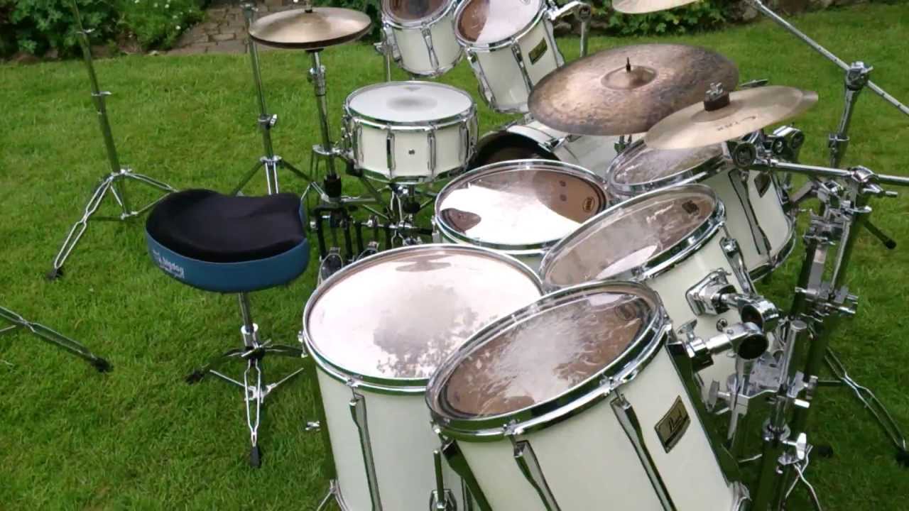 NODDYS PUNCTURE ELP TRIBUTE PEARL BLX DRUM SET