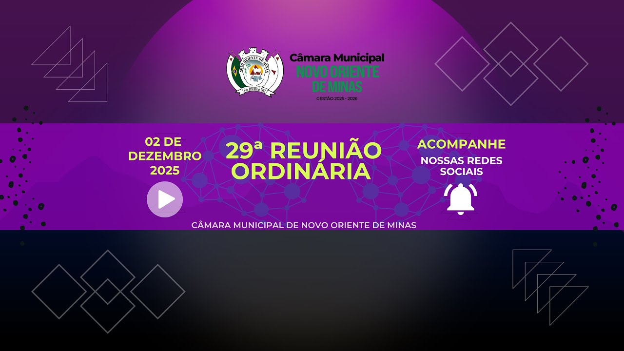 29ª REUNIÃO ORDINÁRIA