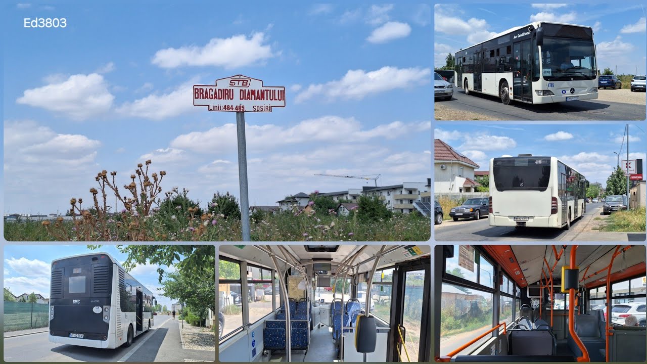La plimbare cu autobuzele din Bragadiru | Mercedes-Benz Citaro Euro 4 & BMC Neocity | Trip review 
