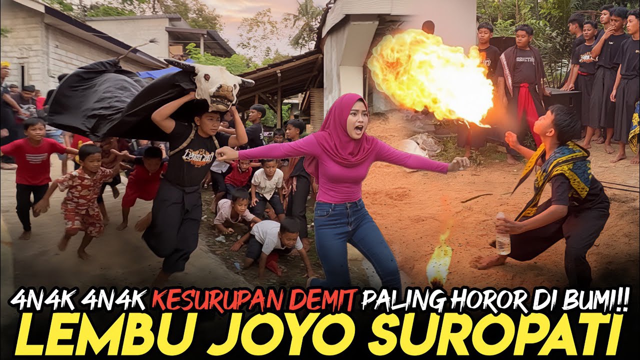 BEGINI JADINYA KALAU KESURUPAN DEMIT PALING HOROR SEDUNIA!! Lembu joyo suropati full obrak abrik!!