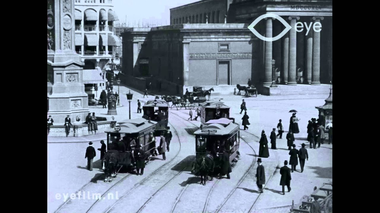 De Amsterdamse Beurs omstreeks 1900