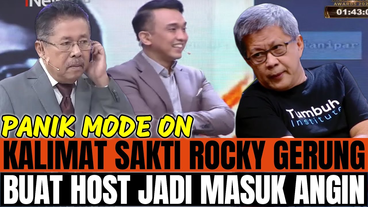 ADEGAN ROCKY GERUNG BUAT PARA HOST PANIK TINGKAT DEWA ??