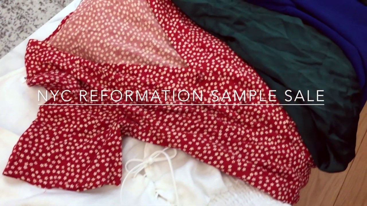 Reformation NYC Sample Sale Haul (Try-On)