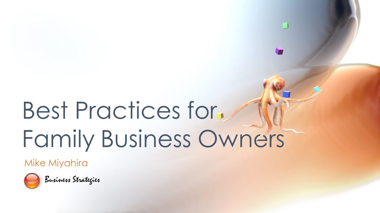 Kuleana and Community Talk Story - Michael Miyahira Best Practices for Family Business Owners