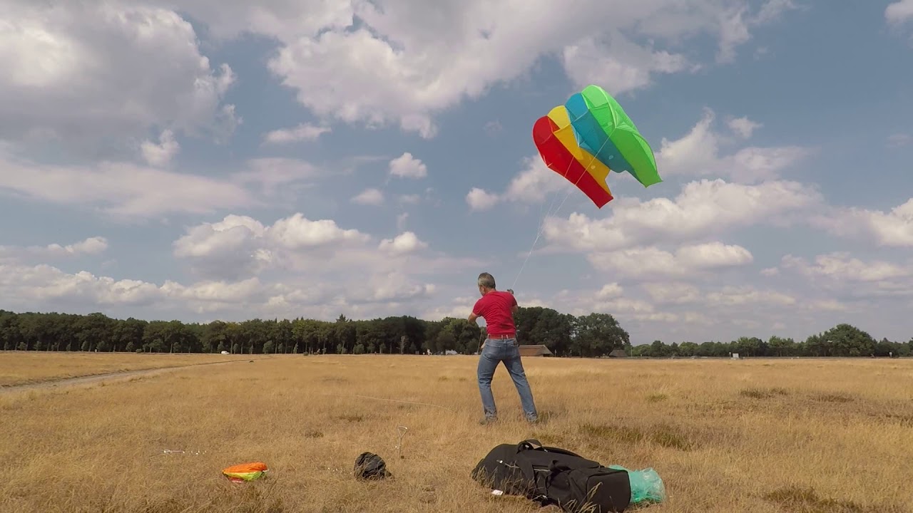 Metropolis Drachen Parafoil 5.5 - Ginkelse Heide Ede - 17 juli 2018