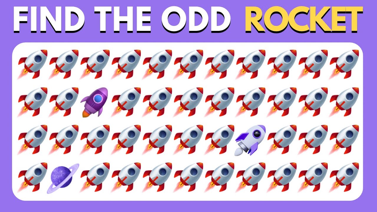 Find the ODD One Out - Space Edition 🚀☄️🧑‍🚀 | 32 Easy, Medium, and Hard Levels