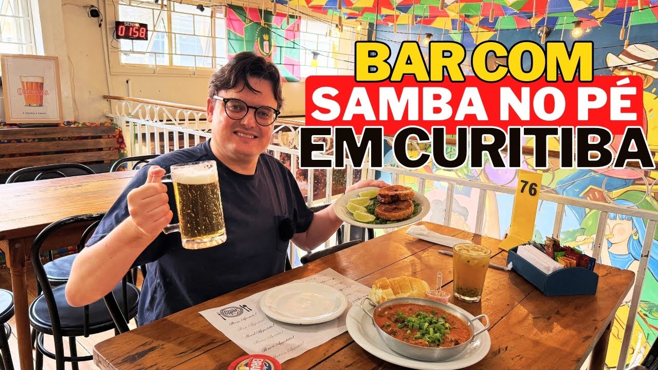 UM BAR RAIZ PRA QUEM GOSTA DE SAMBA EM CURITIBA