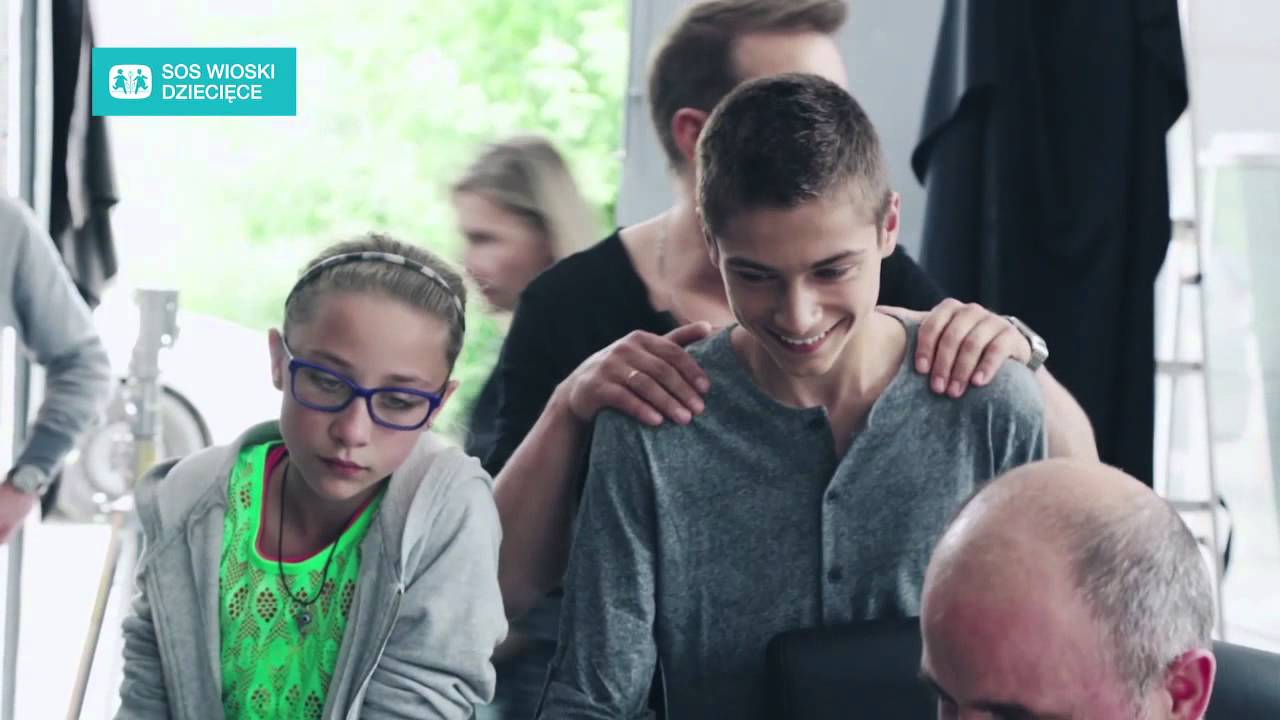 Radek Liszewski i Karol, podopieczny Stowarzyszenia SOS Wioski Dziecięce w Polsce