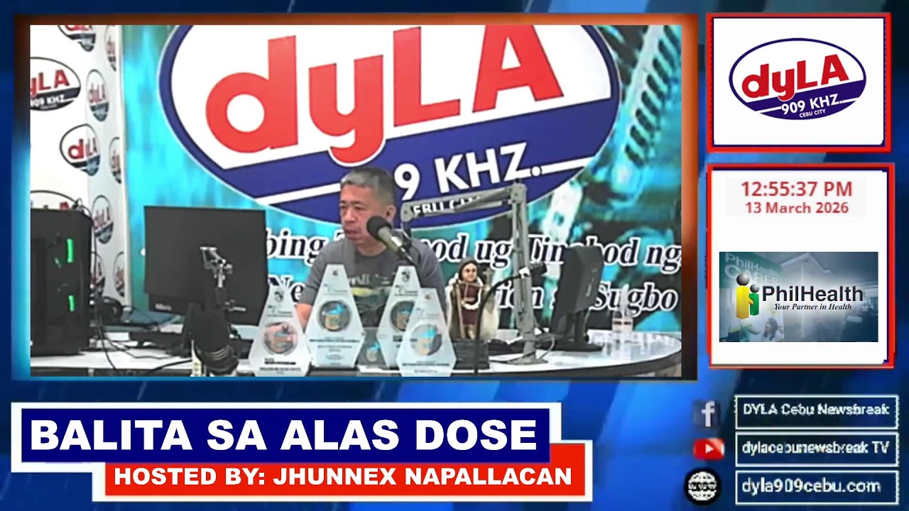 BALITA SA ALAS DOSE HOSTED BY: JHUNNEX NAPALLACANMarch 13, 2026