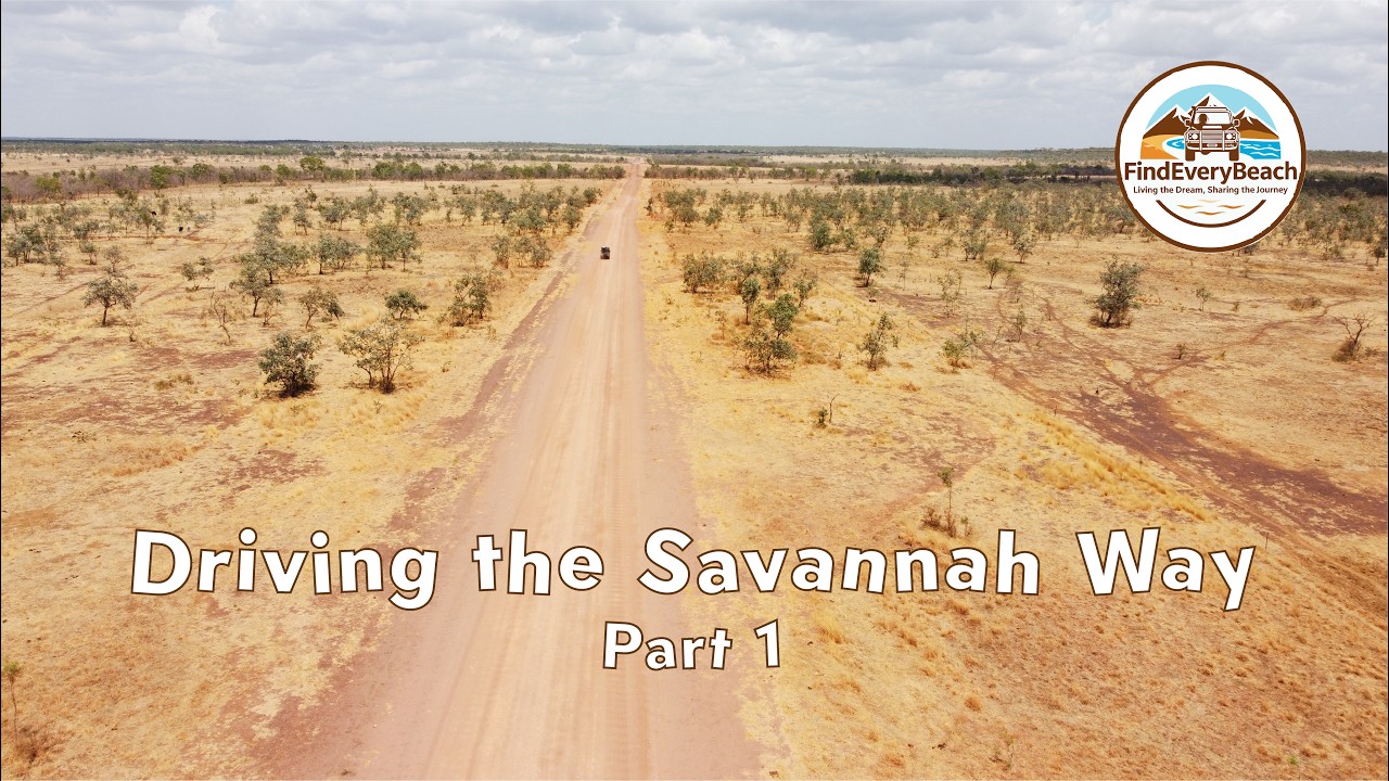 Driving the Savannah Way - late in the dry season.