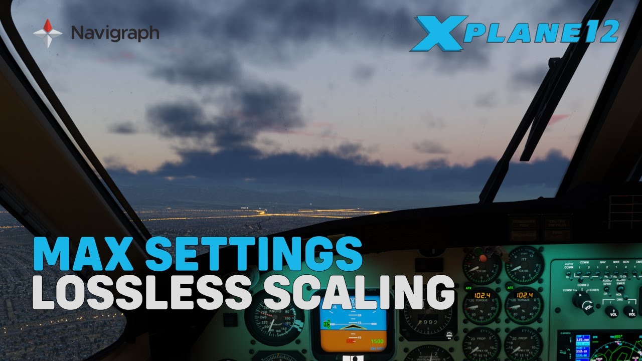 X-Plane 12 на максимальных настройках — это потрясающе | Масштабирование без потерь