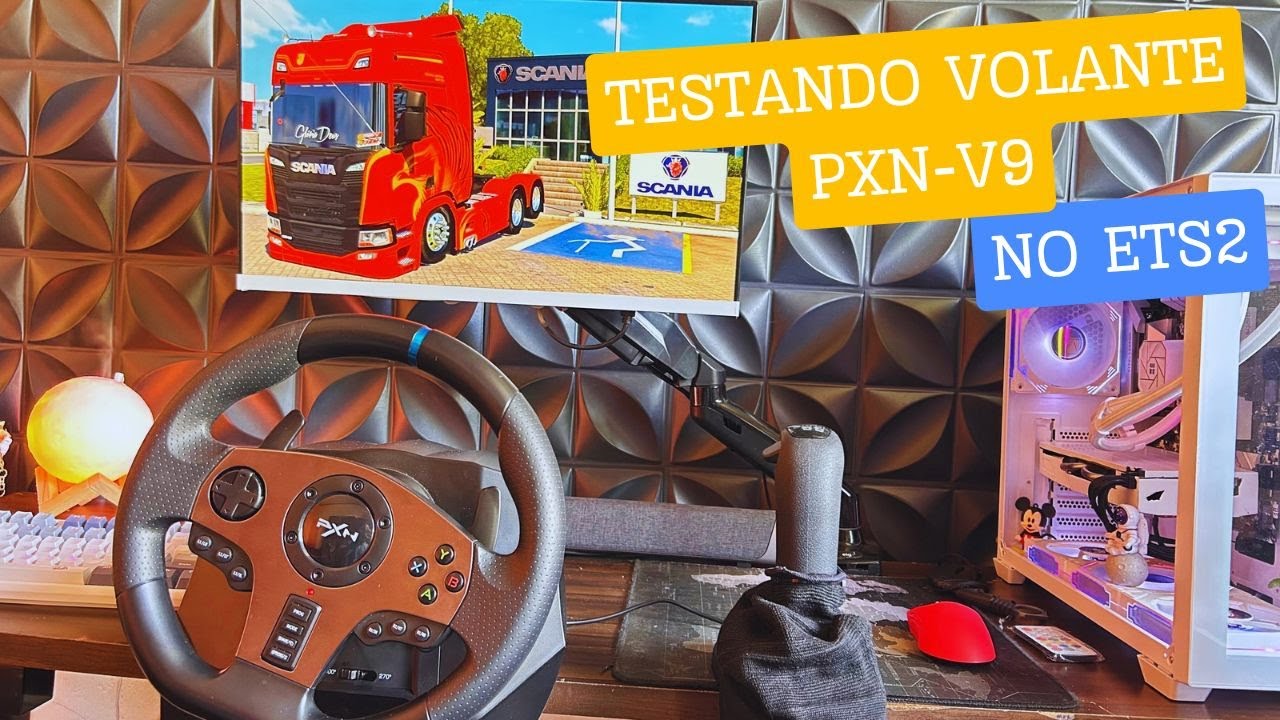 TESTANDO O VOLANTE PXN V9 NO EURO TRUCK 2 valeu apena? 🤔
