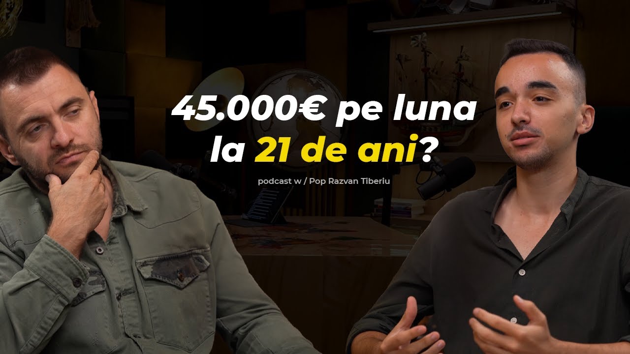 45.000 EURO PE LUNĂ LA DOAR 21 ANI - RAZVAN w/ EDUARD | Transformare Magnetica