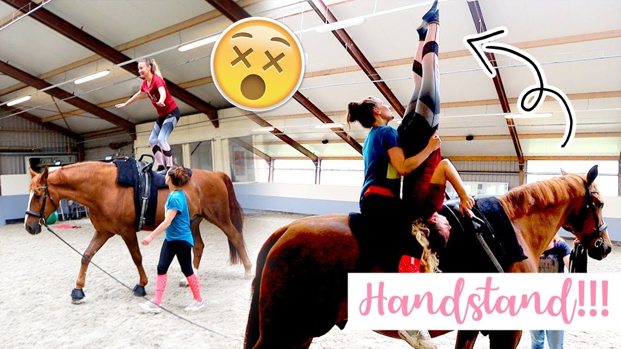 IK KRIJG VOLTIGE LES van de NEDERLANDS KAMPIOEN!!! | felinehoi