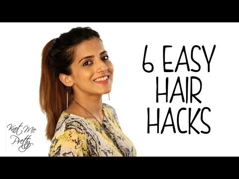 6 Easy Hair Hacks | Ultimate Hair Life Hacks
