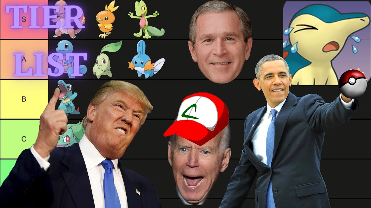Biden & The Boys make a Pokemon Starter Tier List (AI Voice Meme)