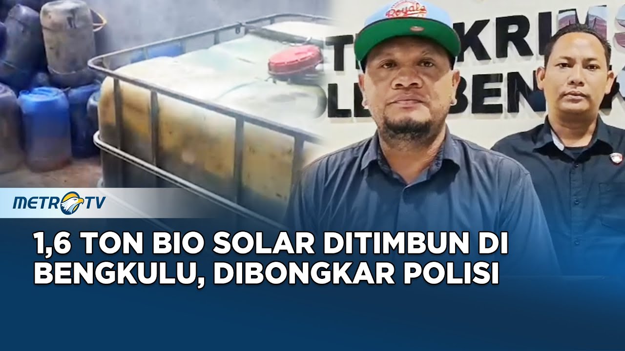 Polisi Gerebek Gudang BBM Ilegal di Bengkulu, Sita 1.6 Ton Bio Solar