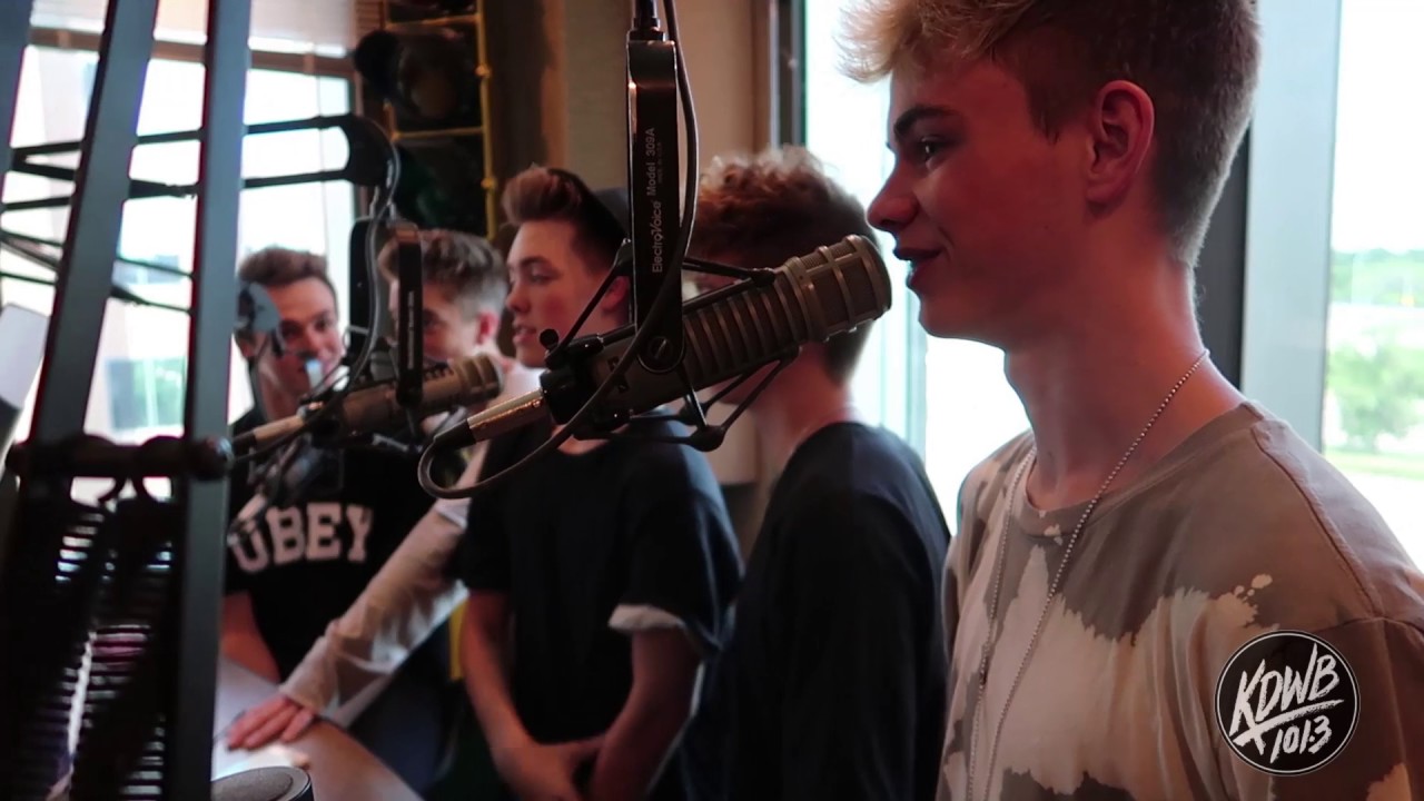 Raven Interviews Why Don't We in the KDWB Studio