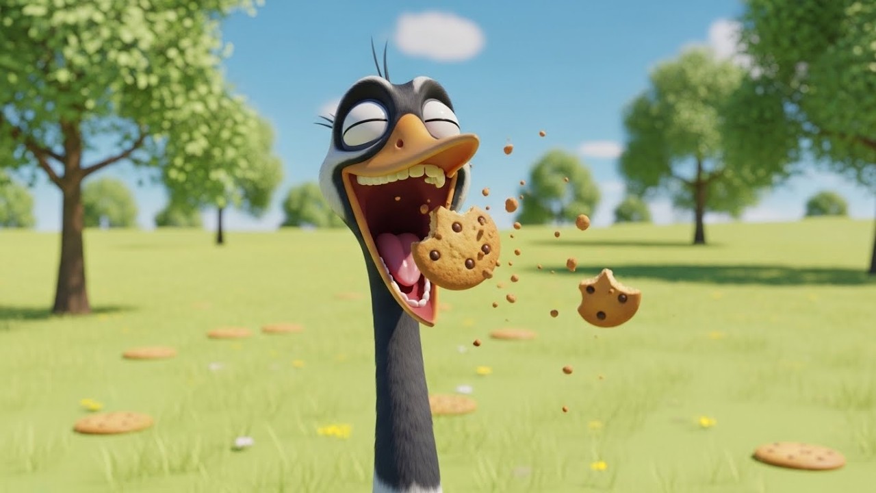 Забавный журавль роняет печенье — Ой! 🐦🍪😲 | Мультфильм для детей и весёлые приключения