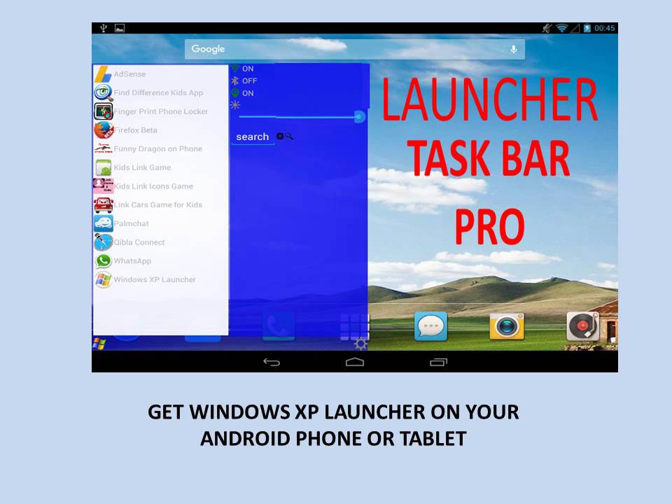 Windows XP Launcher for Android